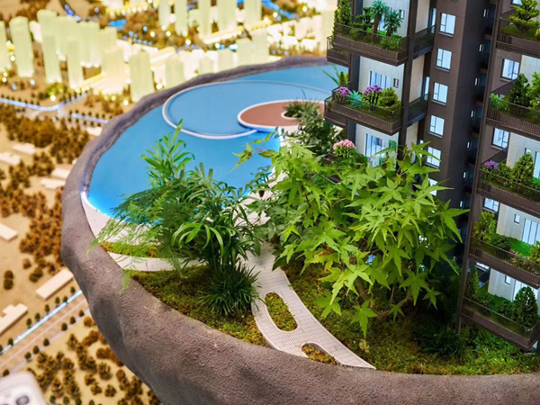 建筑沙盤模型作上色技巧，如畫龍點(diǎn)睛